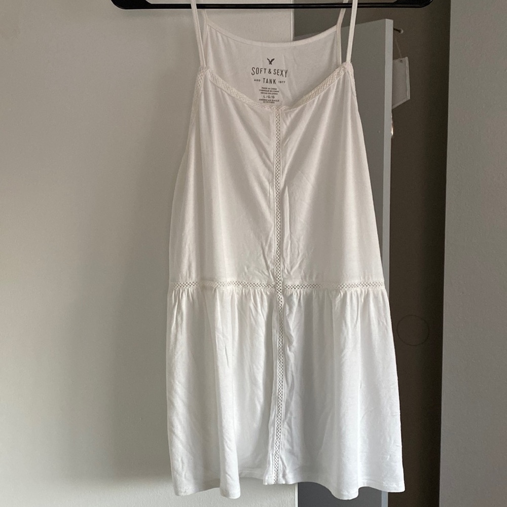 AE Soft and Sexy White Tank, Large